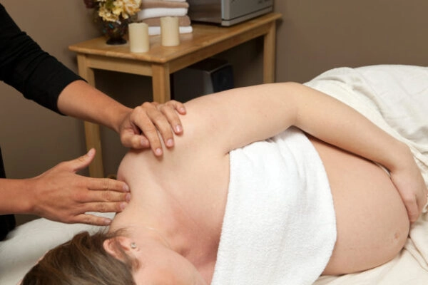 Pregnant Woman Prenatal Massage